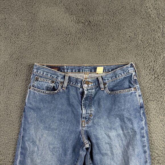 Vtg Abercrombie & Fitch Jeans Womens 29x34 Blue Flare Medium Wash Denim Y2K - Picture 2 of 13